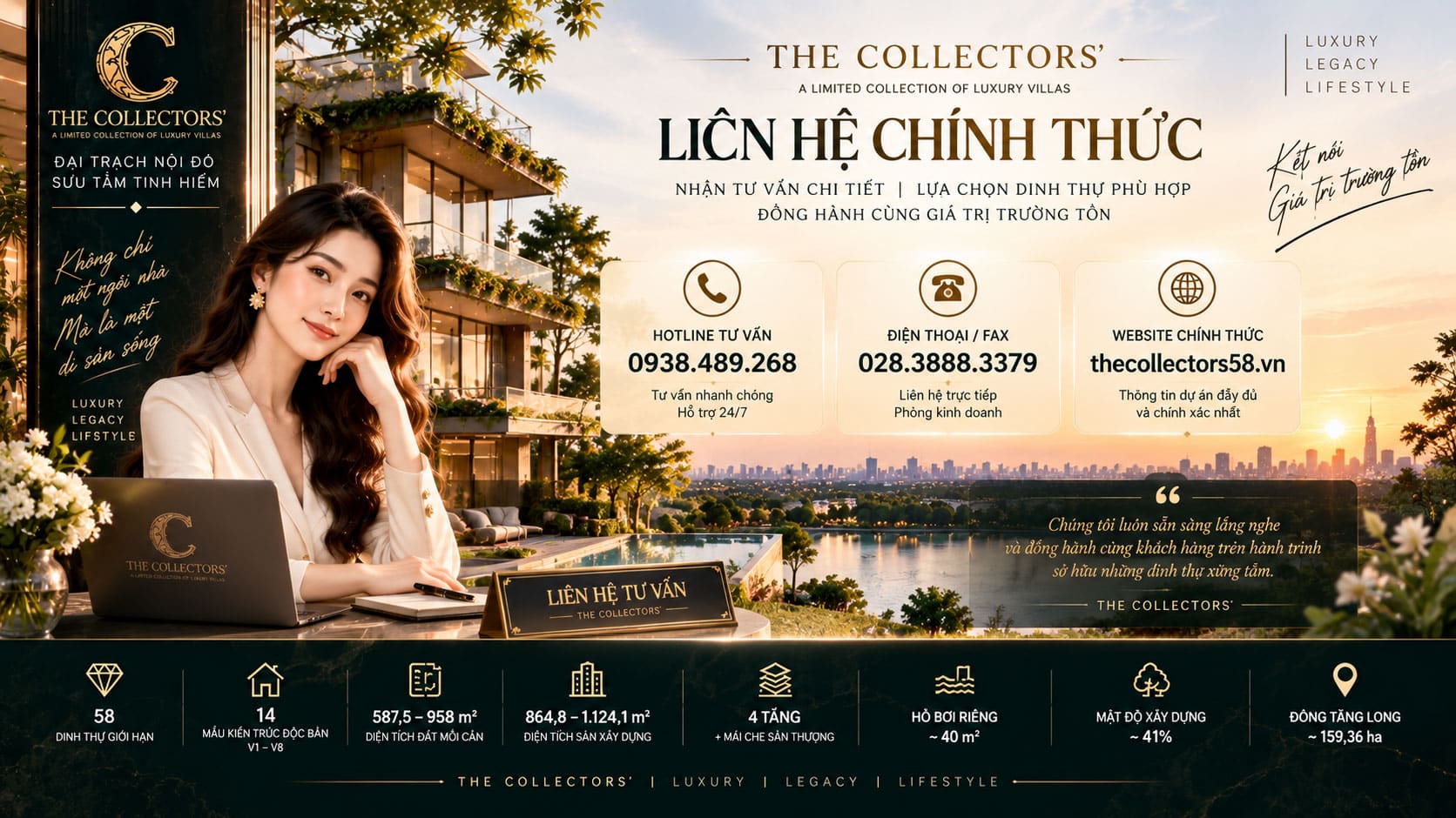 Liên hệ khảo sát hạ tầng và vị trí thực tế The Collectors'
