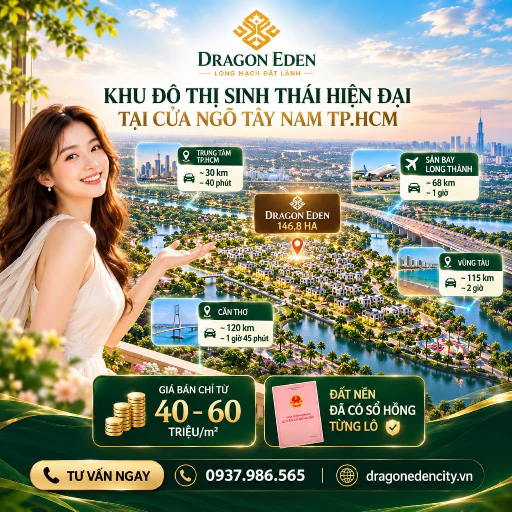 Dự án đất nền Dragon Eden Tây Ninh