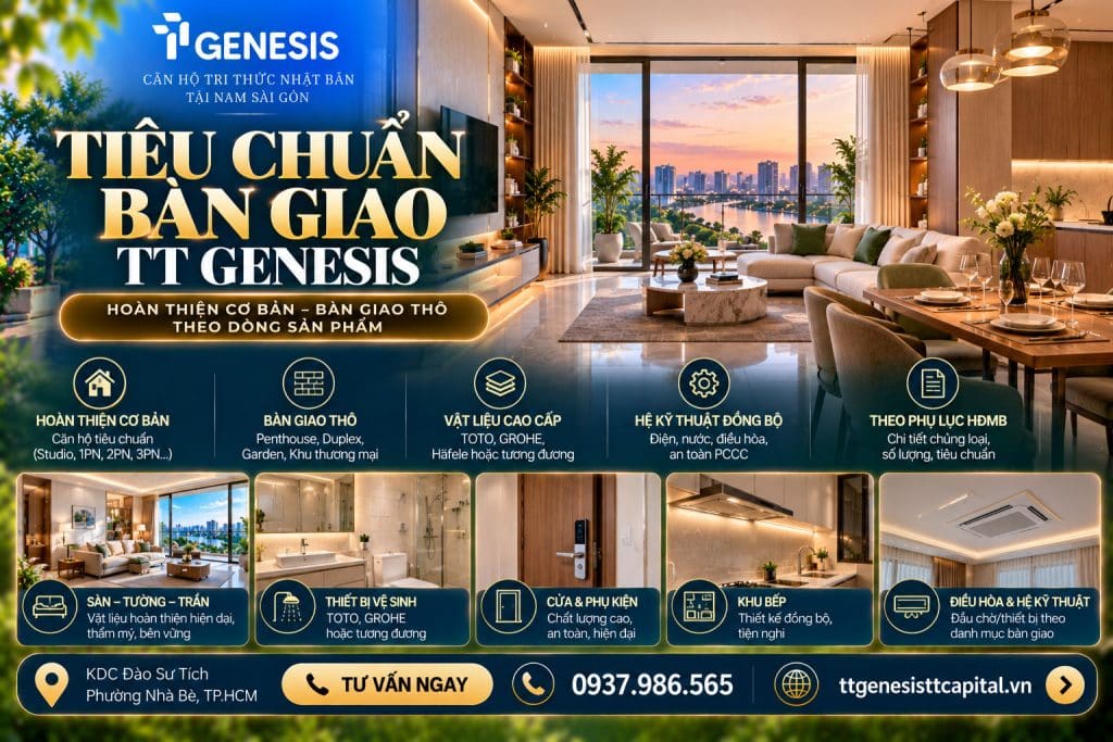 Tiêu chuẩn bàn giao TT Genesis gồm những gì?