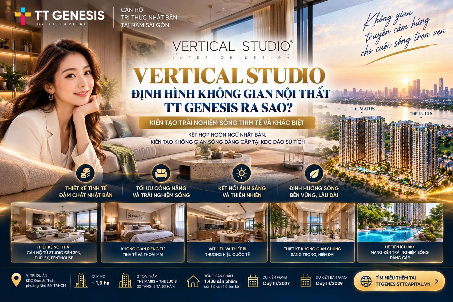 Vertical Studio Định Hình Không Gian Nội Thất TT Genesis Ra Sao?